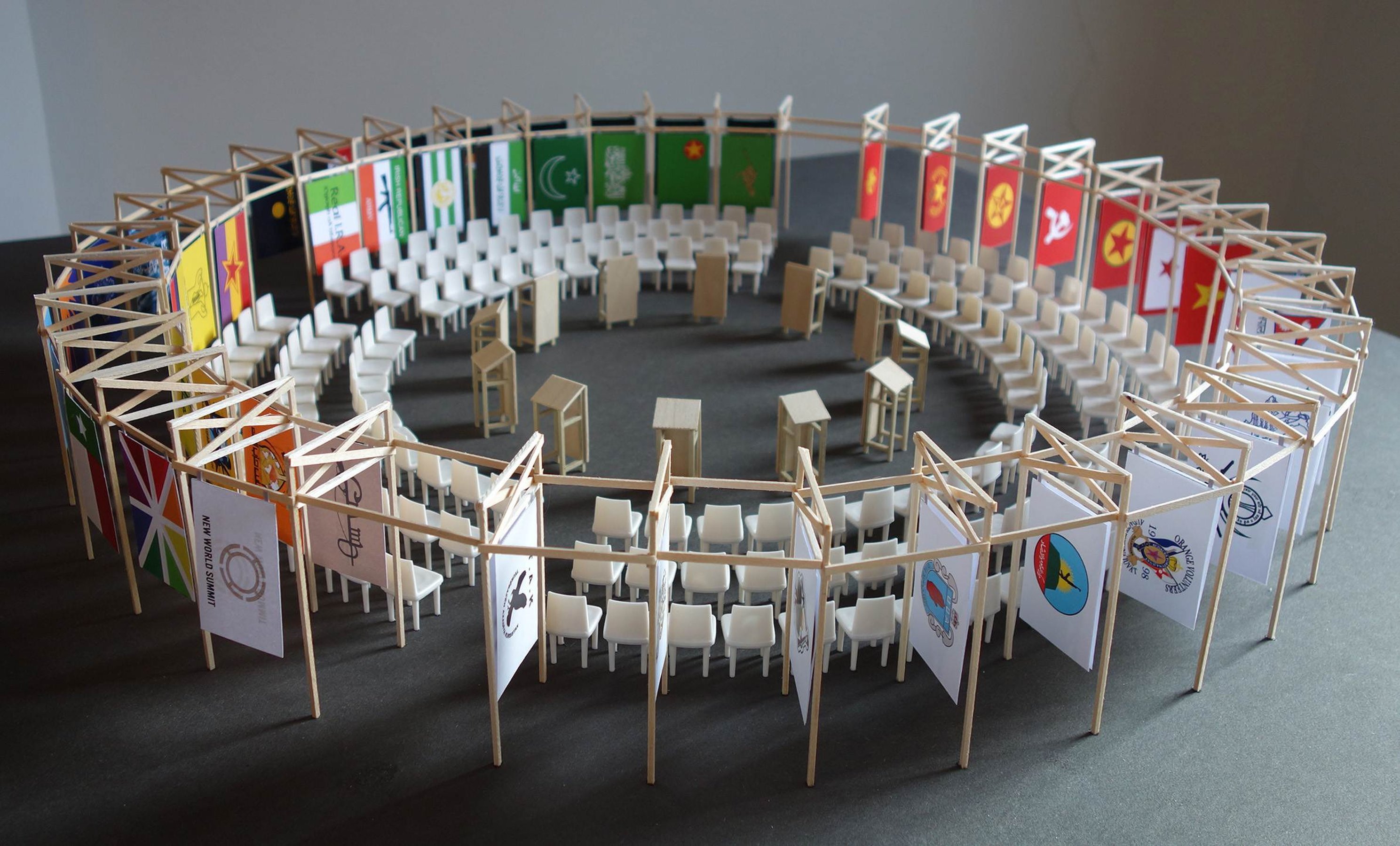 New World Summit \u002D Berlin (architectural model)