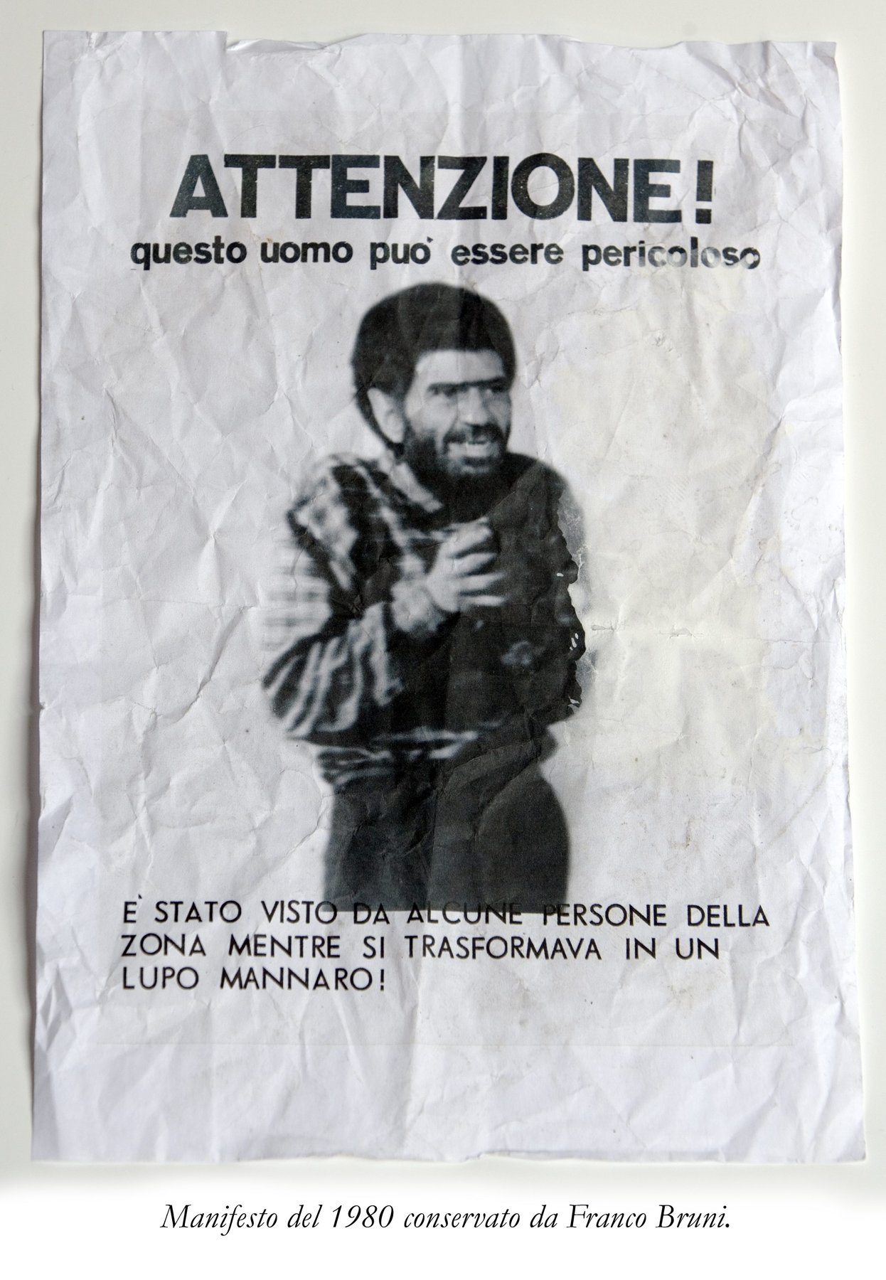 Da buio a buio, Lupo mannaro(manfesto del 1980)