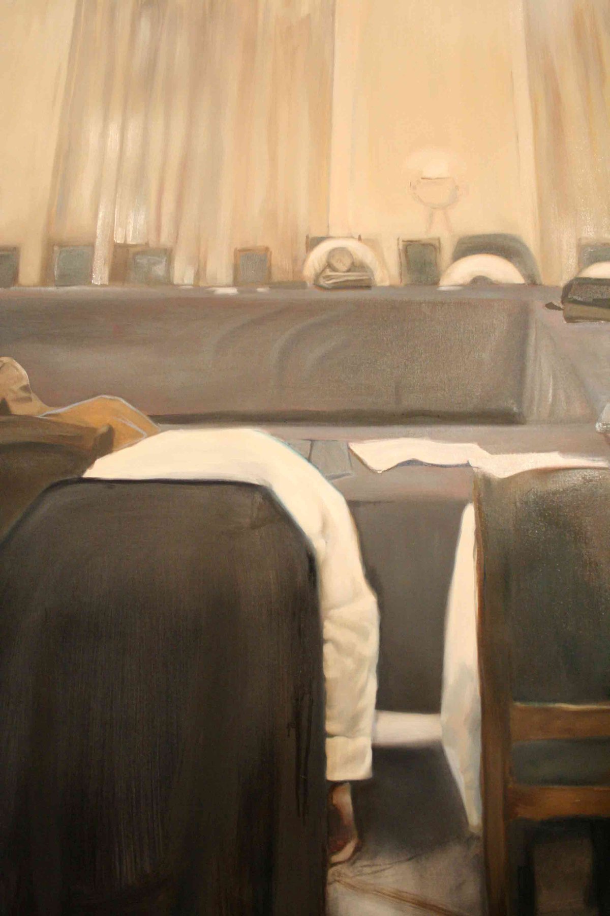 The Sleepers, 2011 oil on canvas 350 × 165 cm;