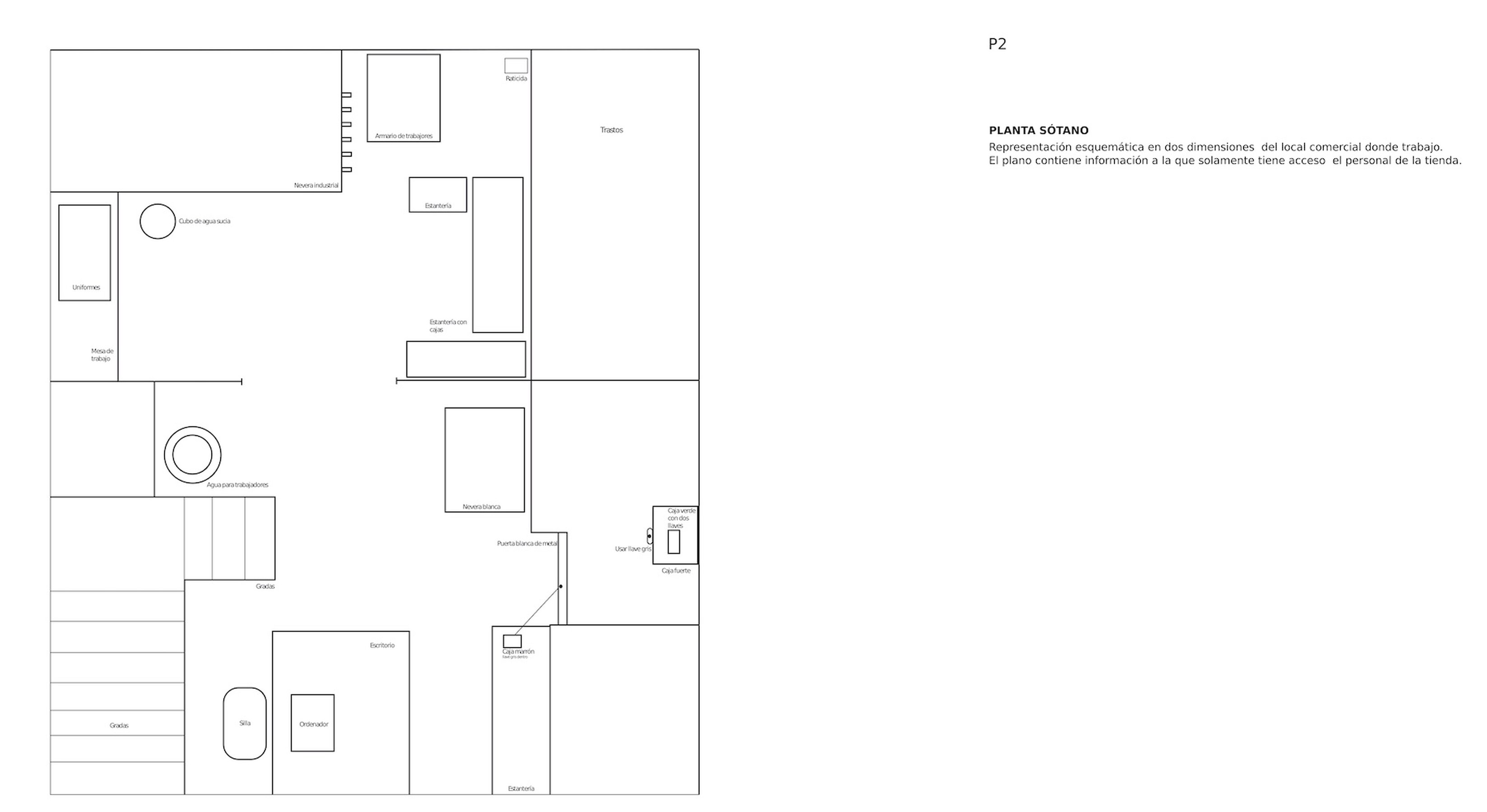 Daniela Ortiz P1-P2, 2010 5 digital prints 3 letters + 2 floor plans Ed. Ed. 3 + 1 AP