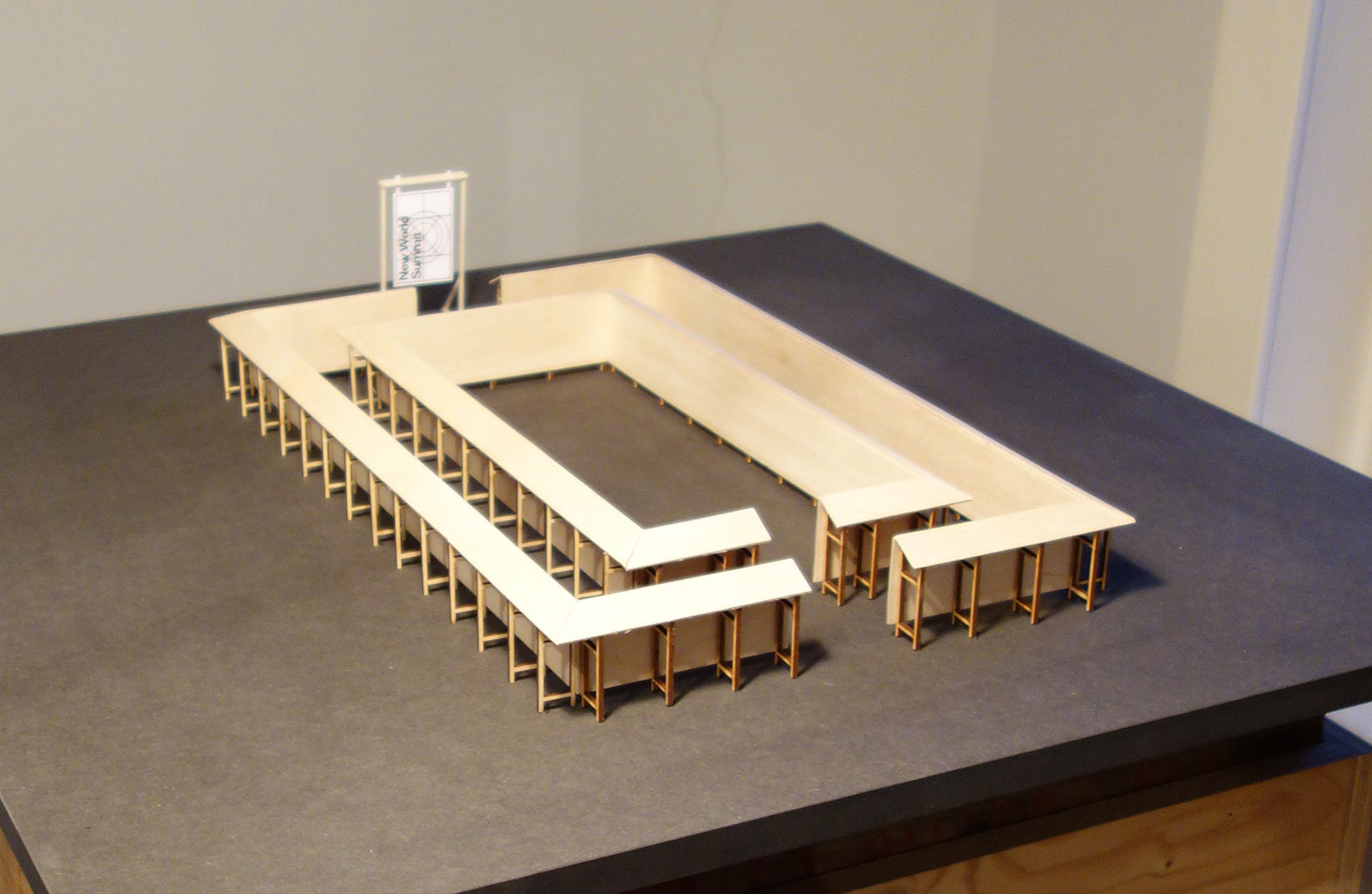 New World Summit \u002D Leiden (architectural model)