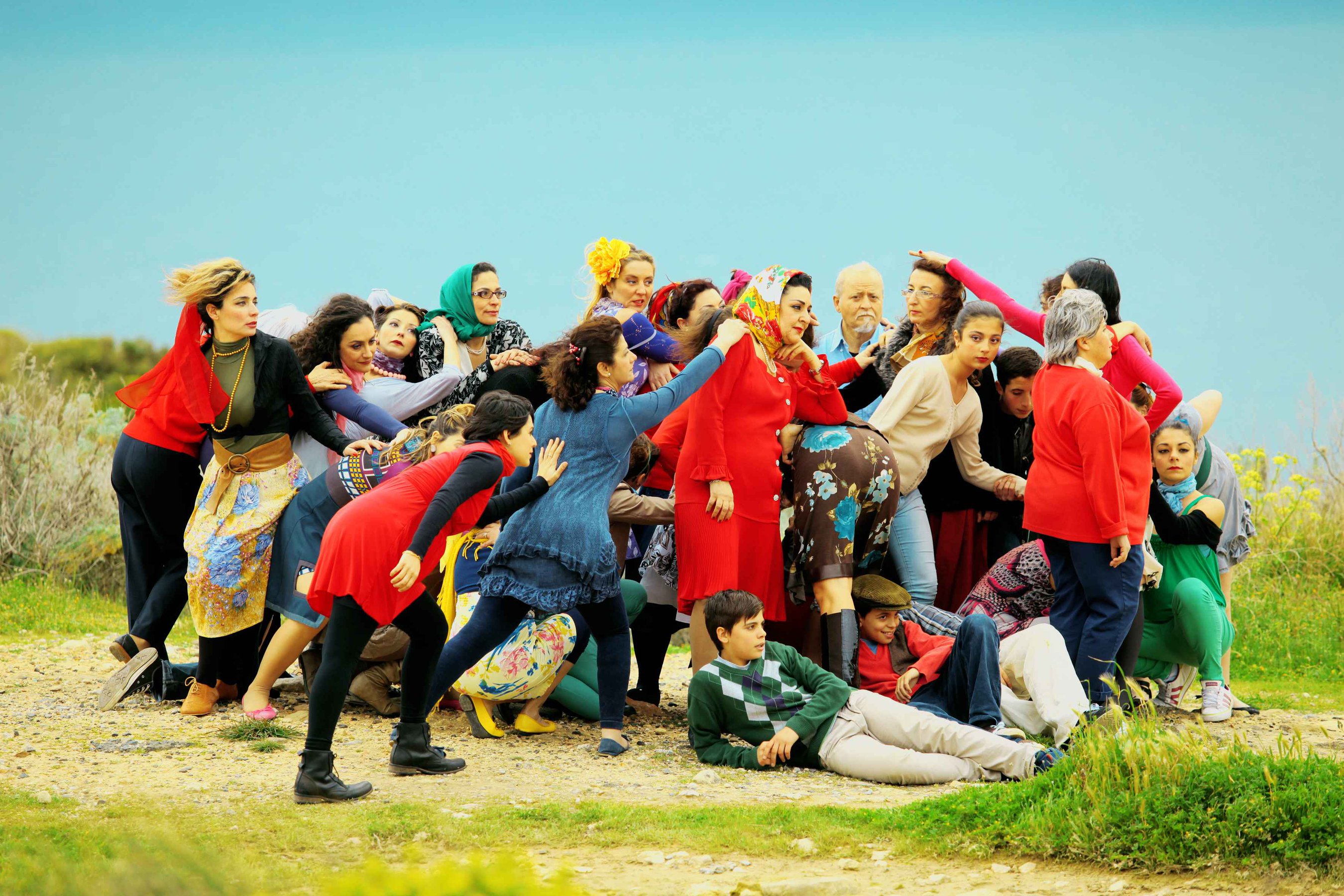 Marinella Senatore The School of Narrative Dance, 2012  (Little Chaos - Cagliari) partecipatory project and series of different media