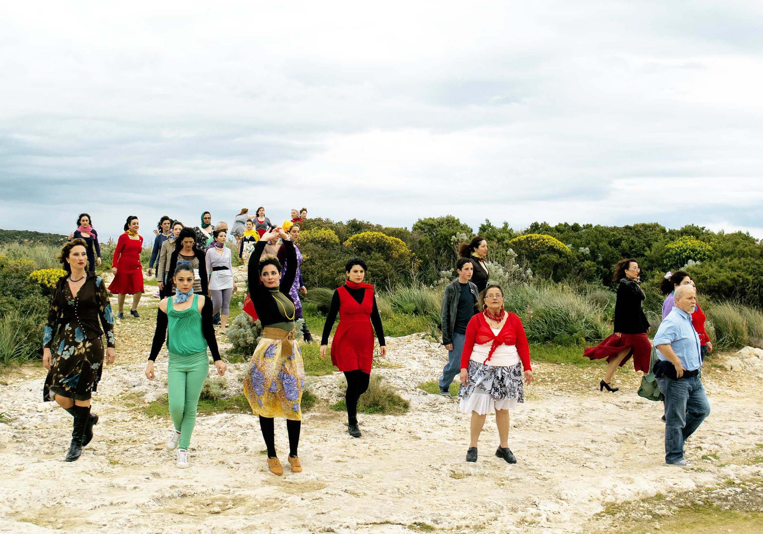 Marinella Senatore The School of Narrative Dance, 2012  (Little Chaos - Cagliari) partecipatory project and series of different media