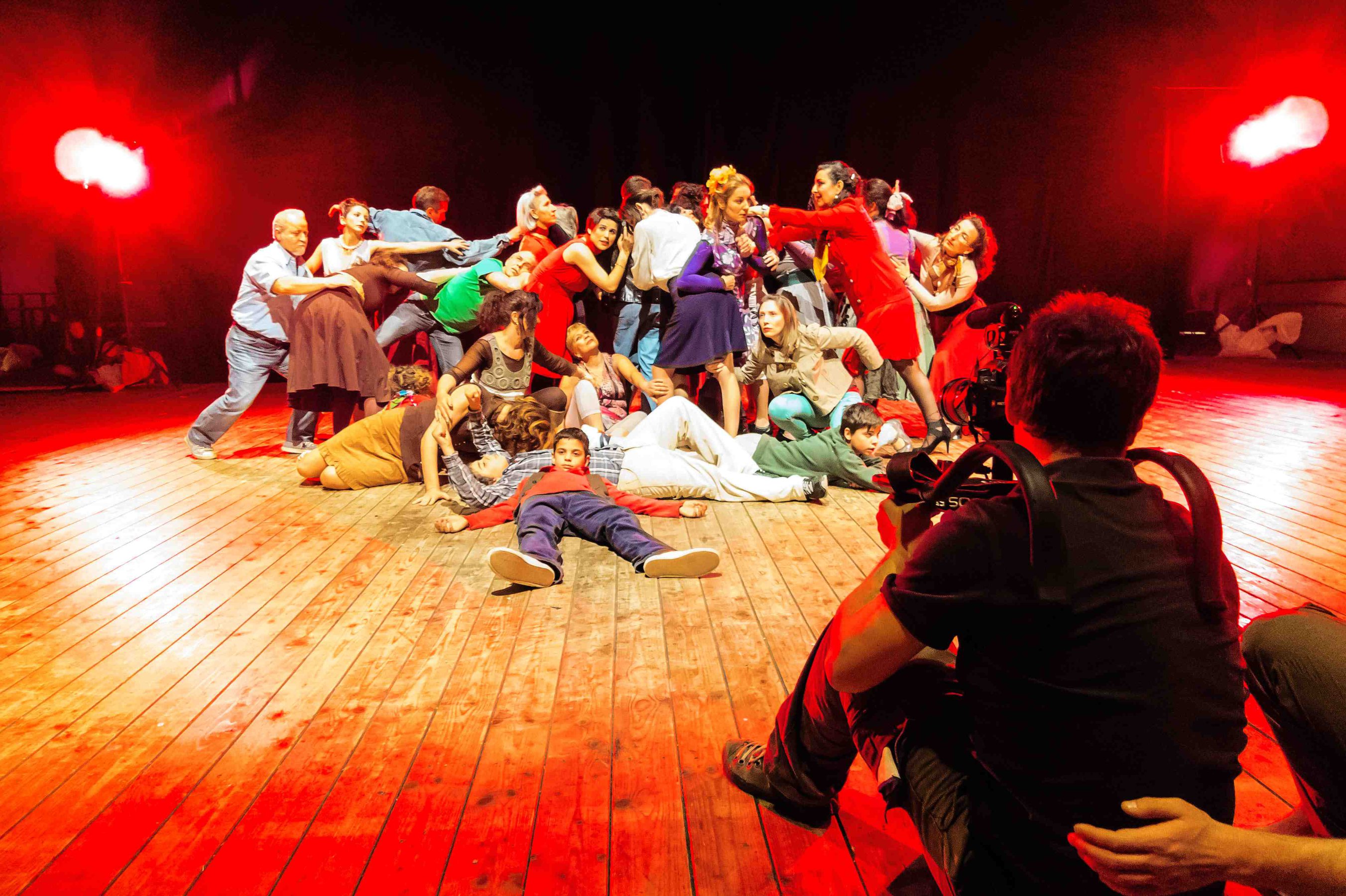 Marinella Senatore The School of Narrative Dance, 2012   (Little Chaos - Cagliari) partecipatory project and series of different media