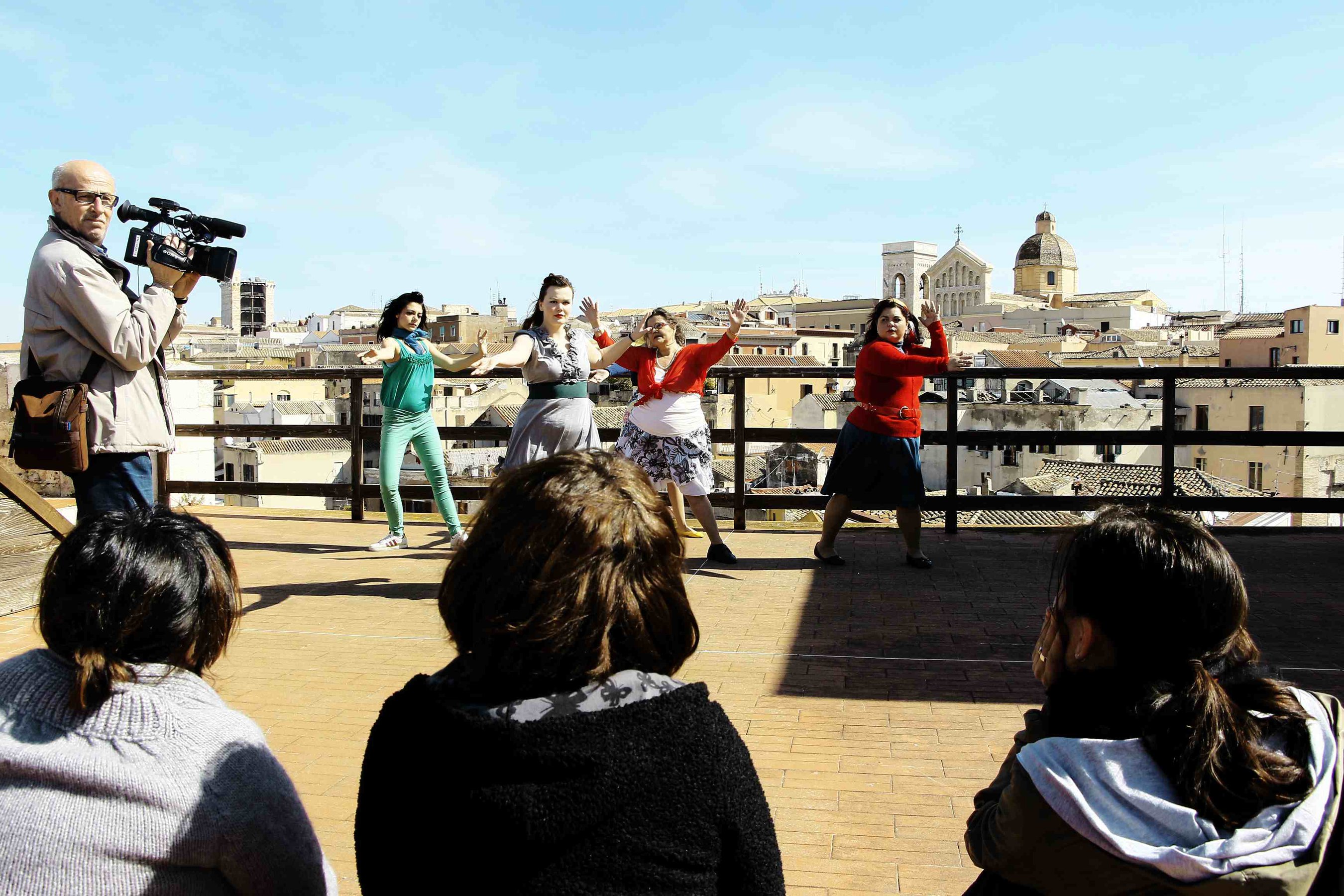 Marinella Senatore The School of Narrative Dance, 2012  (Little Chaos - Cagliari) partecipatory project and series of different media
