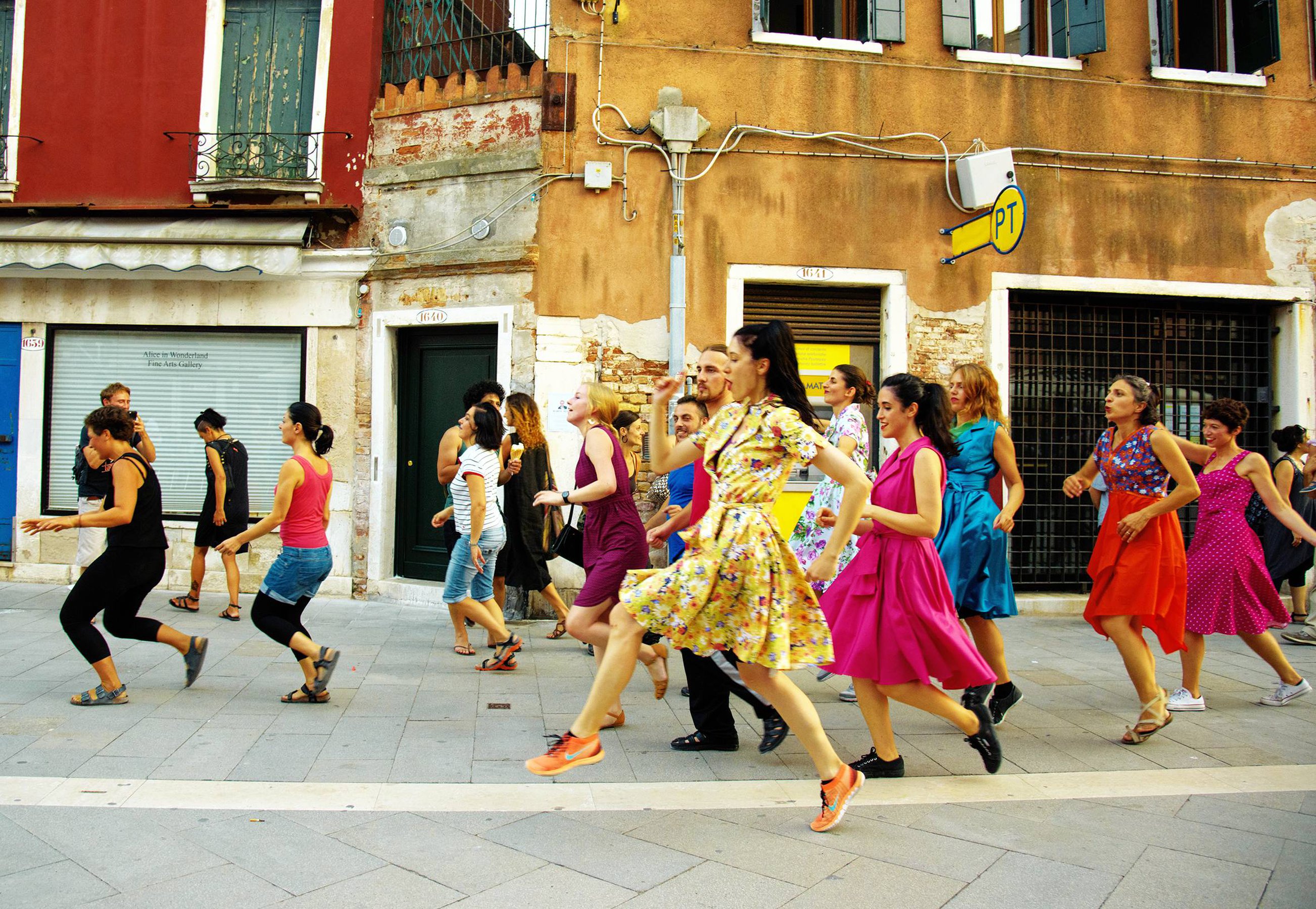 Marinella Senatore The School of Narrative Dance, 2012 (Venezia) partecipatory project and series of different media