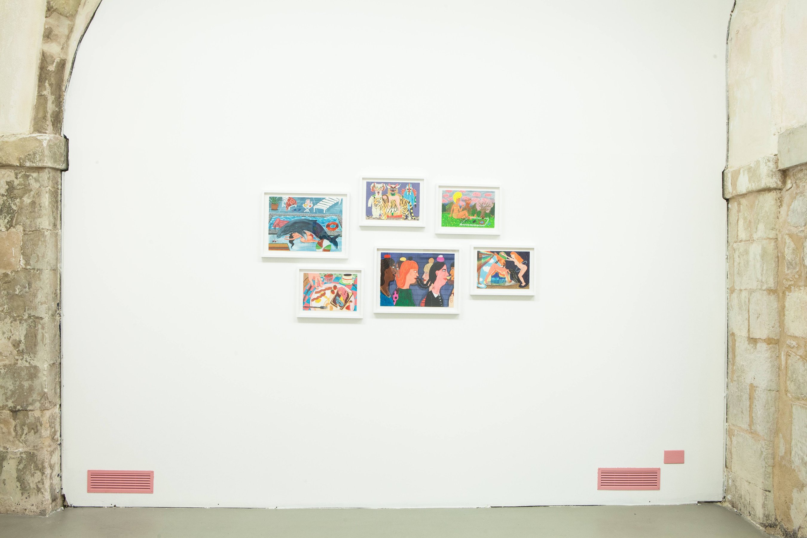 Alejandra Hernández Keep My Treasures Where I Can See Them installation view at Laveronica arte contemporanea, 2014  Ph: Francesco D'Amore