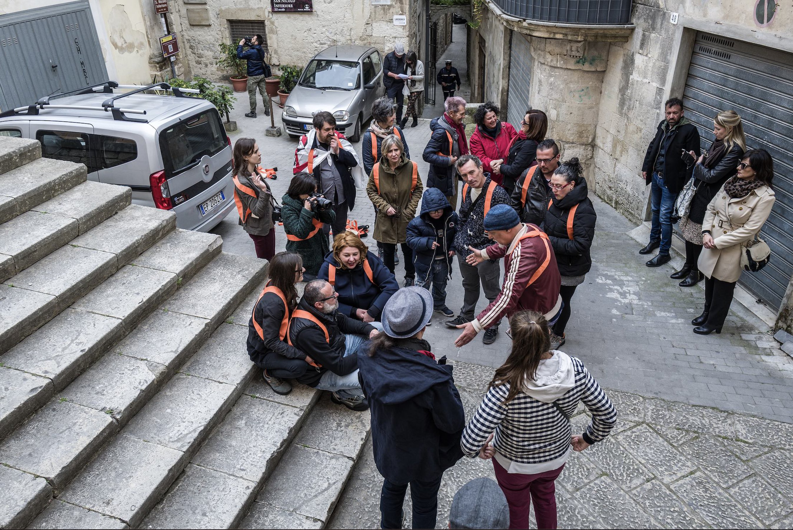 Giuseppefraugallery, La Processione delle Pietre, installation view at Laveronica arte contemporanea