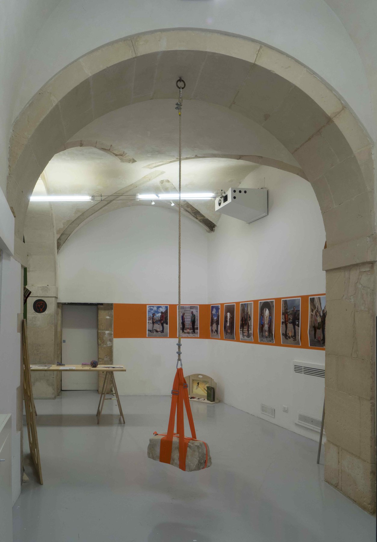 Giuseppefraugallery, La Processione delle Pietre, installation view at Laveronica arte contemporanea