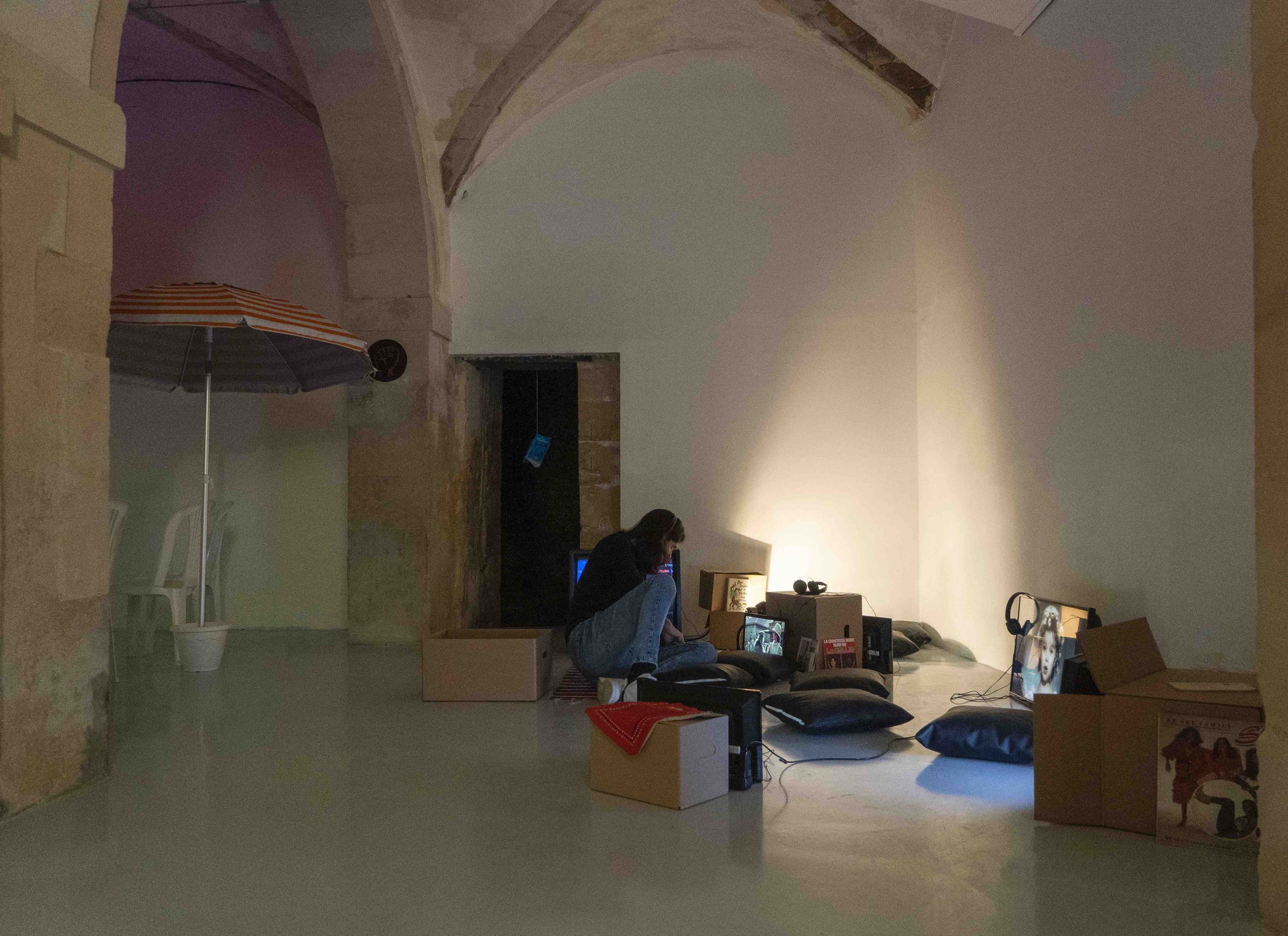 installation view at Laveronica arte contemporanea