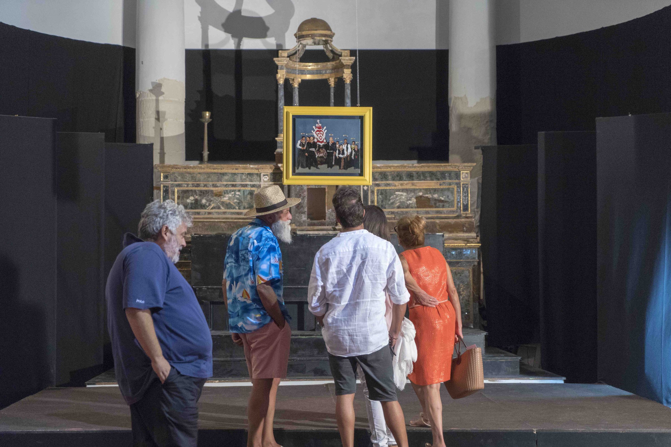 installation view at Chiesa S.s Niccolò ed Erasmo, Modica