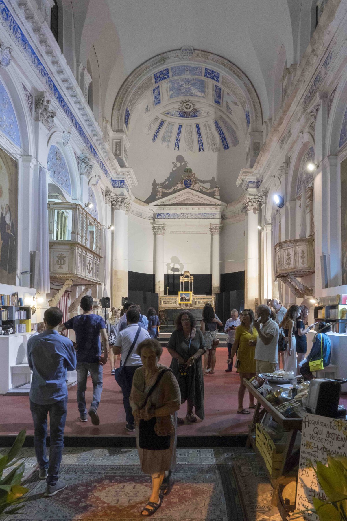 installation view at Chiesa S.s Niccolò ed Erasmo, Modica