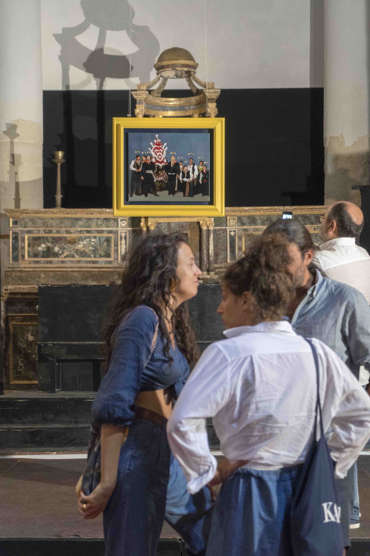 installation view at Chiesa S.s Niccolò ed Erasmo, Modica