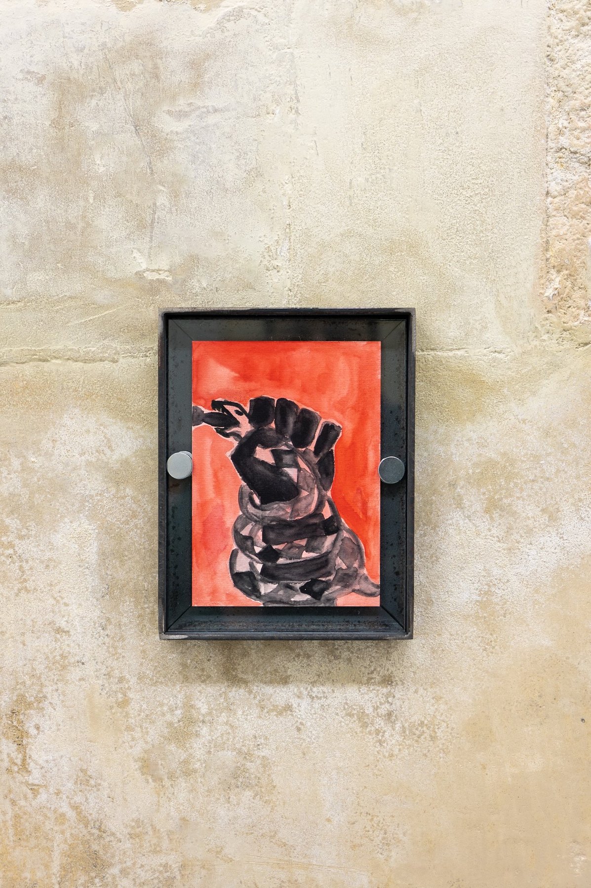 Long Live Gaza, installtion view, Malak Mattar solo show 2025, courtsey the artist and Laveronica arte contemporanea