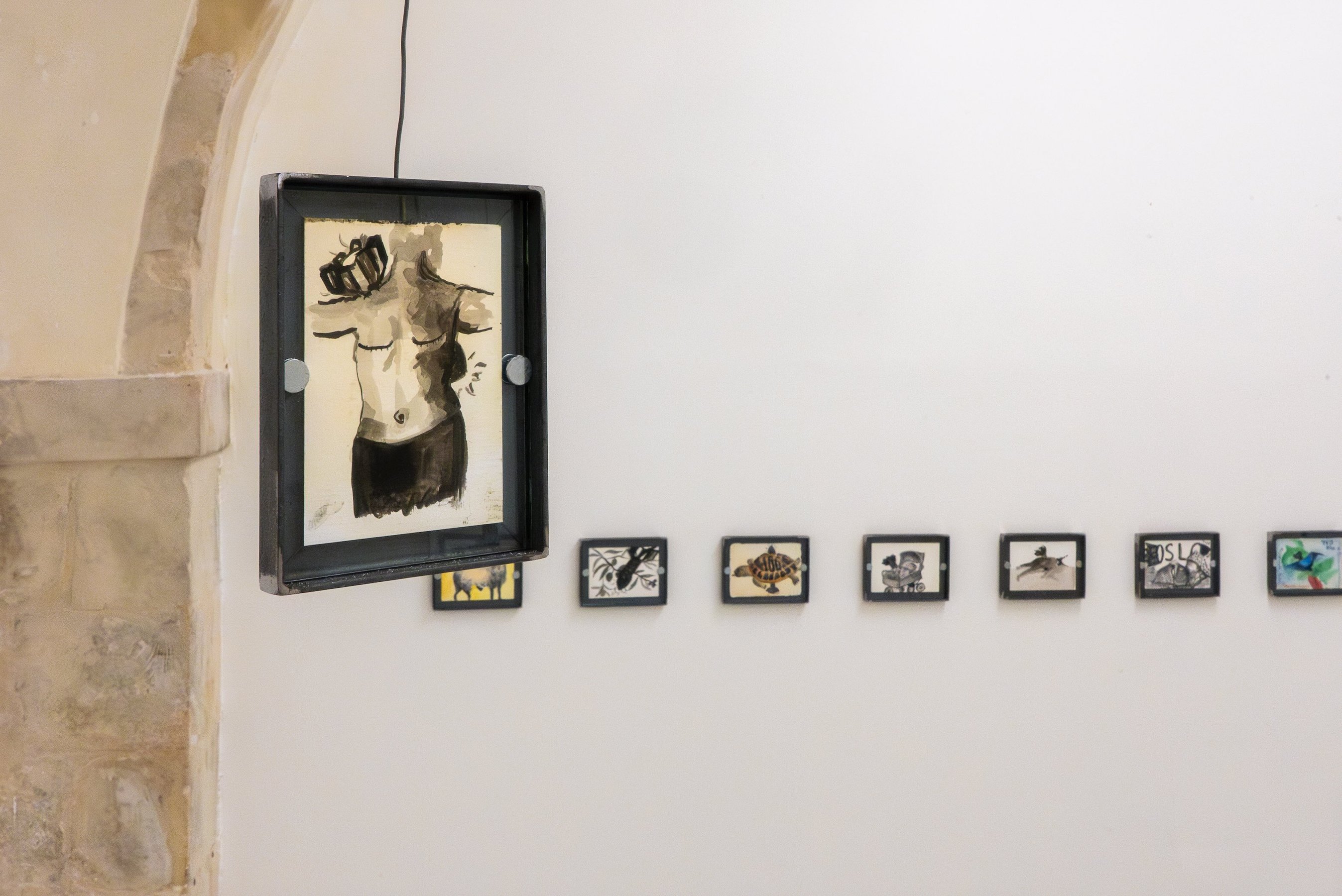 Long Live Gaza, installtion view, Malak Mattar solo show 2025, courtsey the artist and Laveronica arte contemporanea