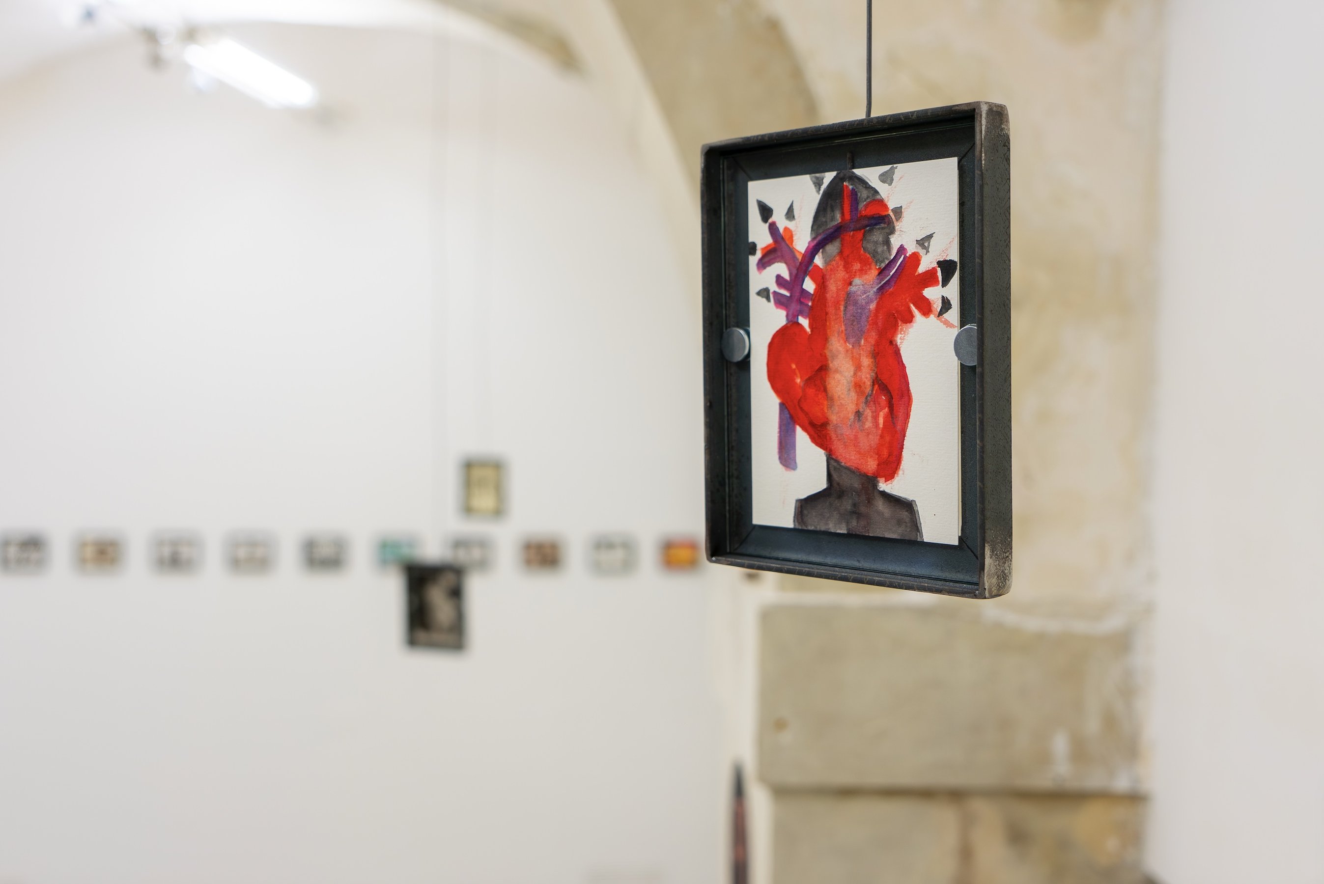 Long Live Gaza, installtion view, Malak Mattar solo show 2025, courtsey the artist and Laveronica arte contemporanea