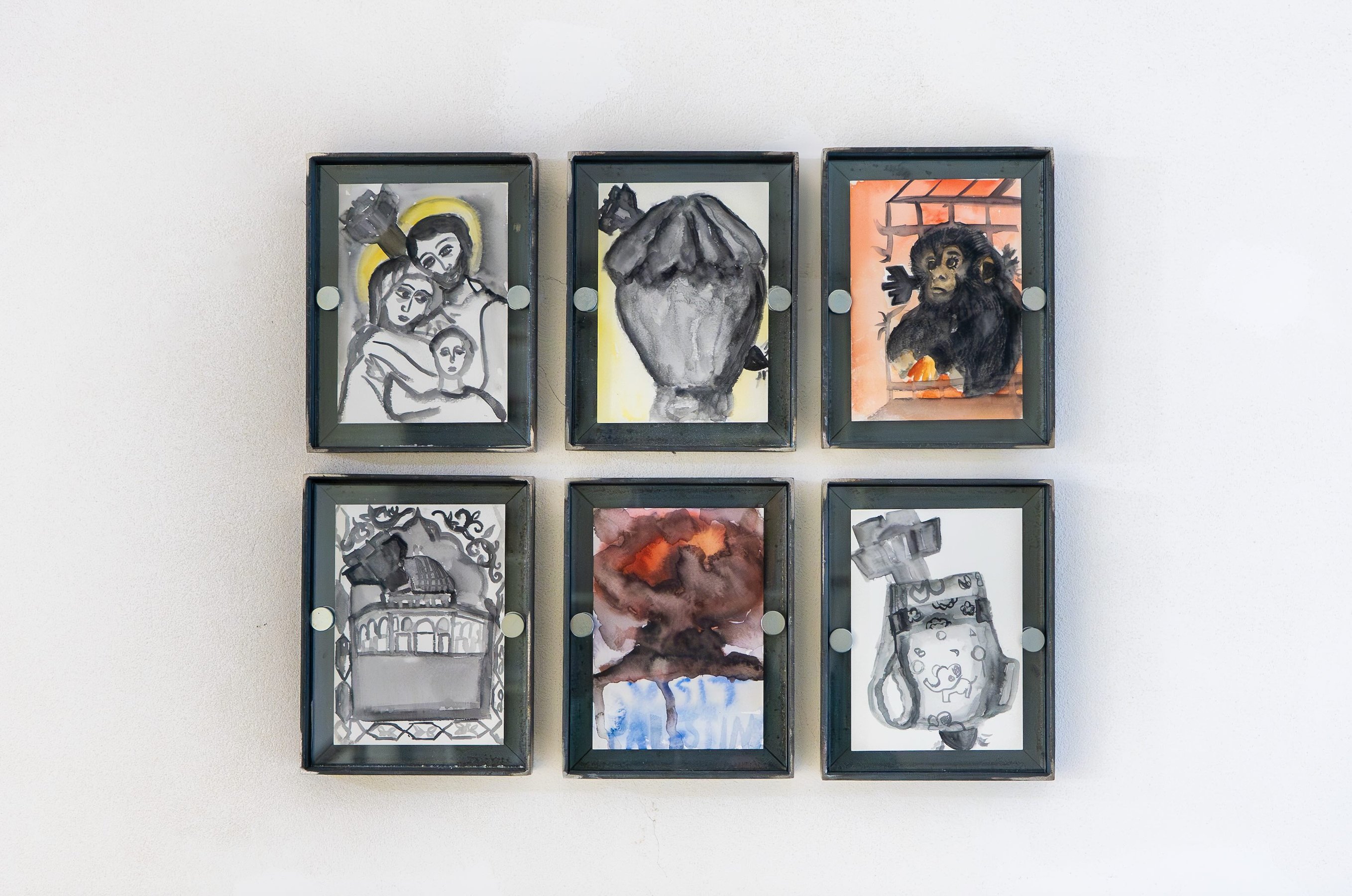 Long Live Gaza, installtion view, Malak Mattar solo show 2025, courtsey the artist and Laveronica arte contemporanea