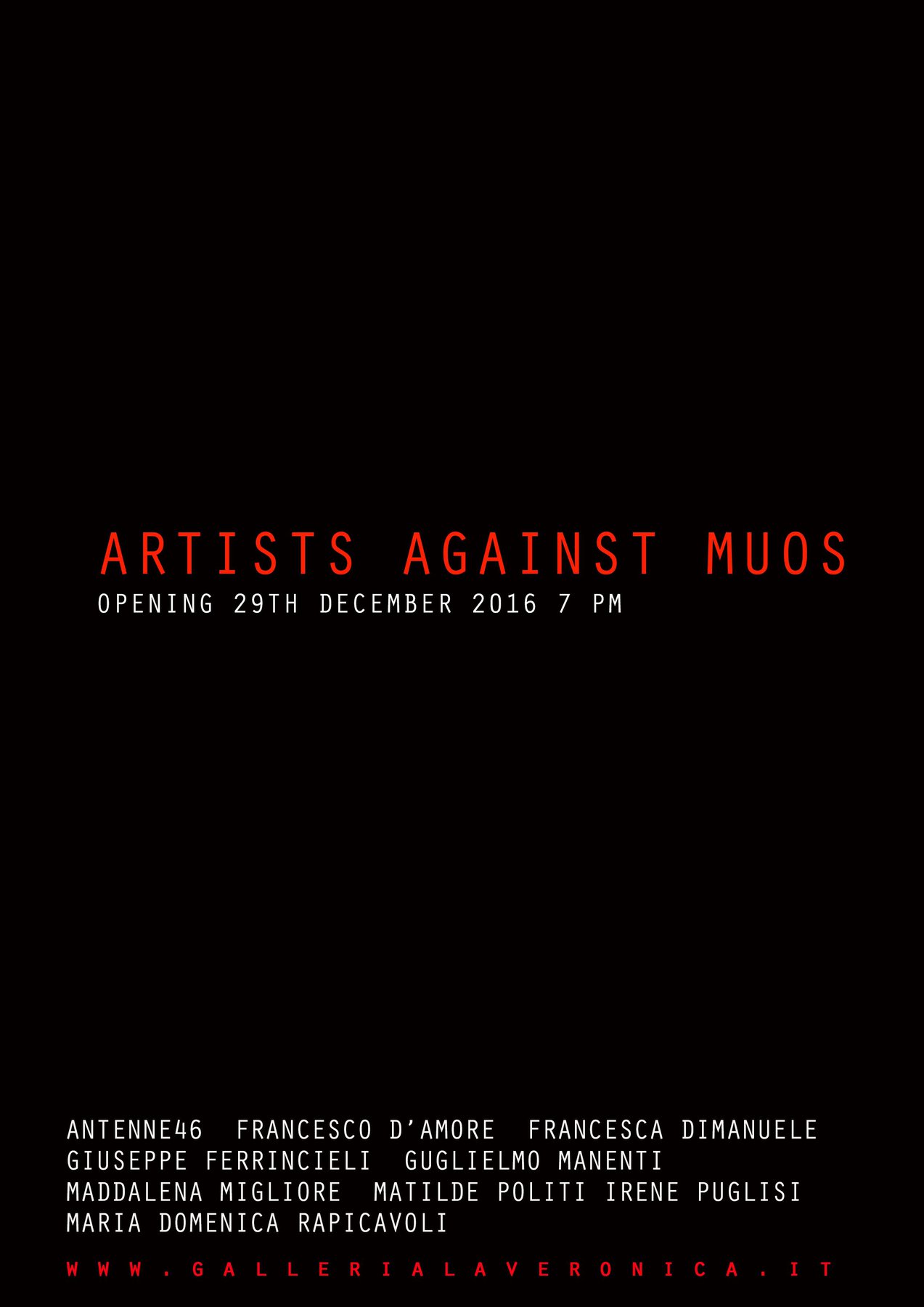 Artists Against MUOS Artists Against MUOS