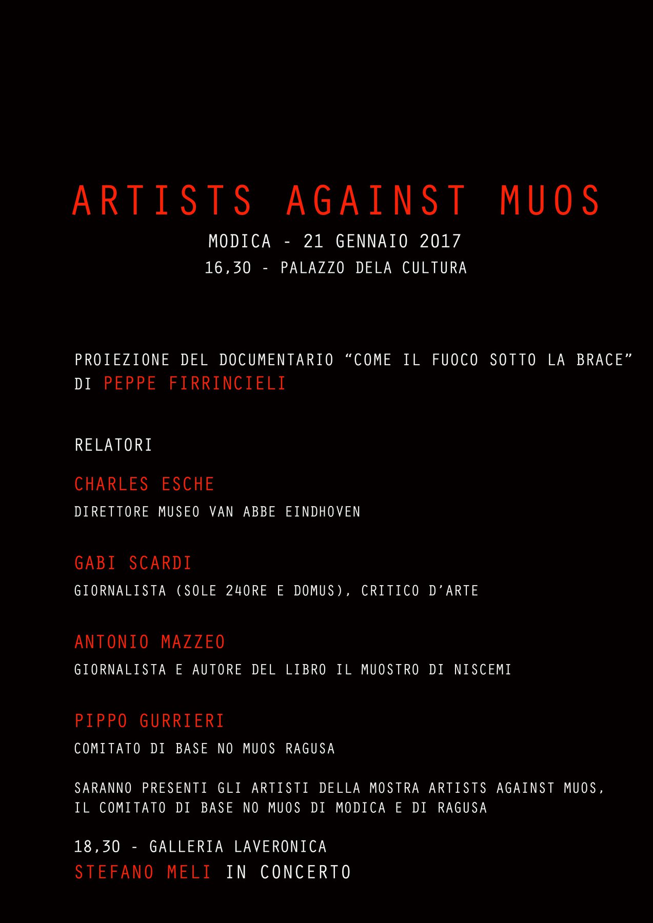 Artists Against MUOS Artists Against MUOS