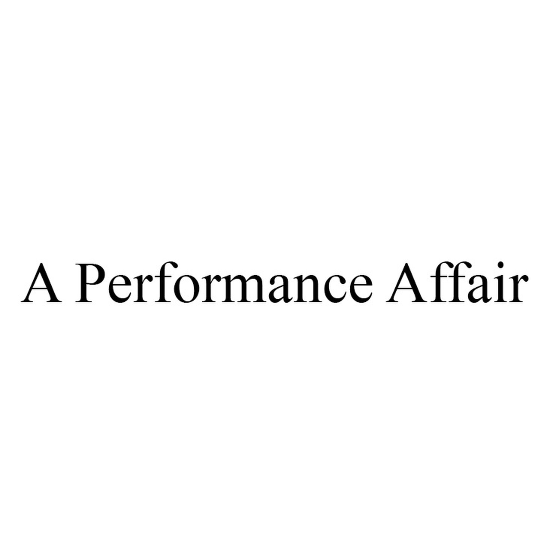 A Performance Affair - re:production