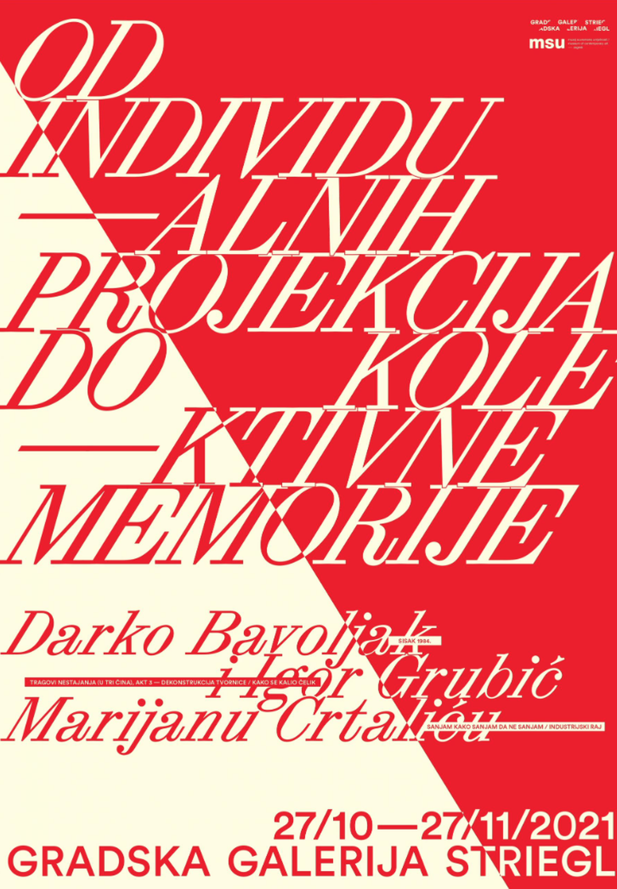 From individual projections to collective memory From individual projections to collective memory
