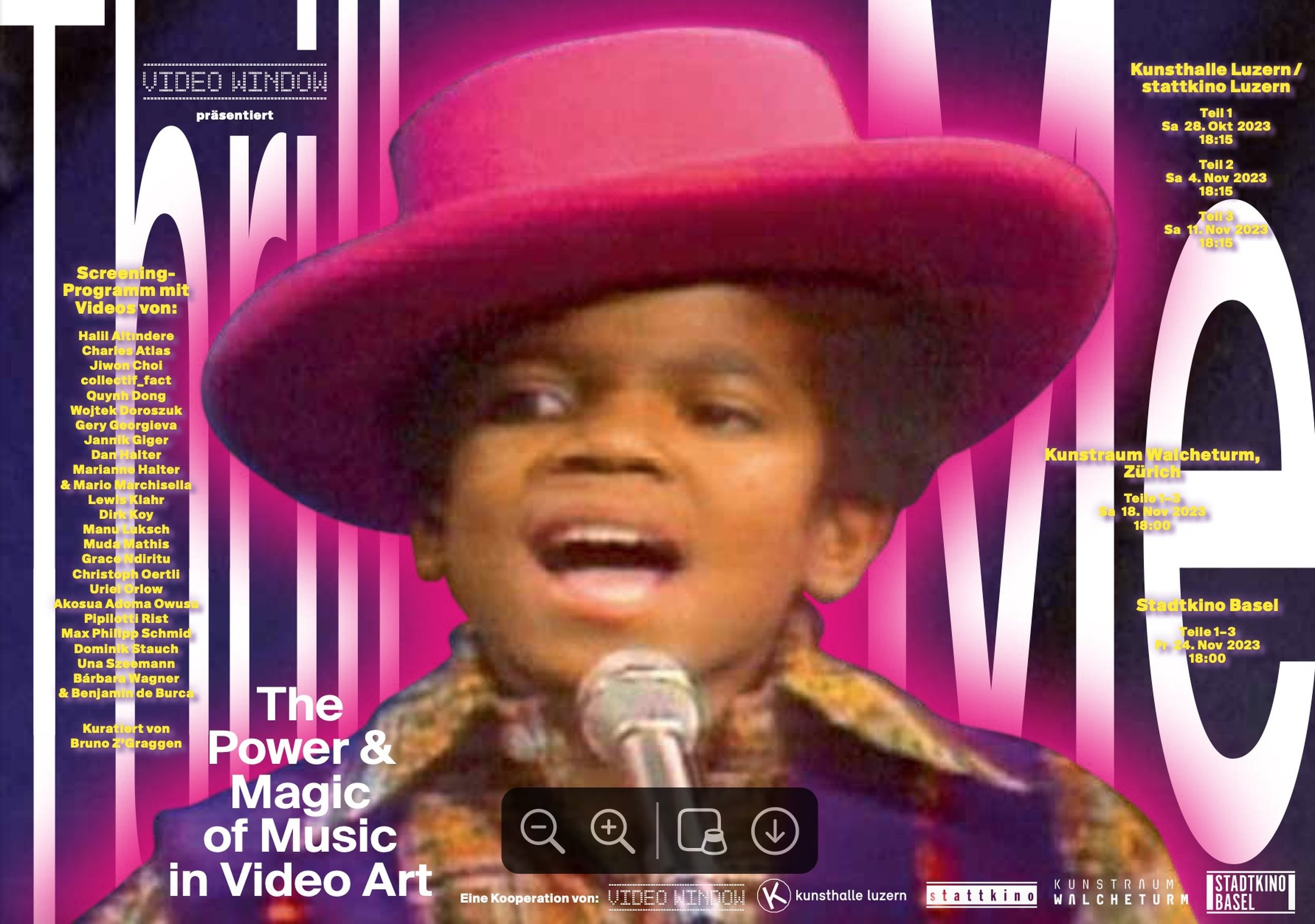 Thrill Me. The Power & Magic of Music in Video Art