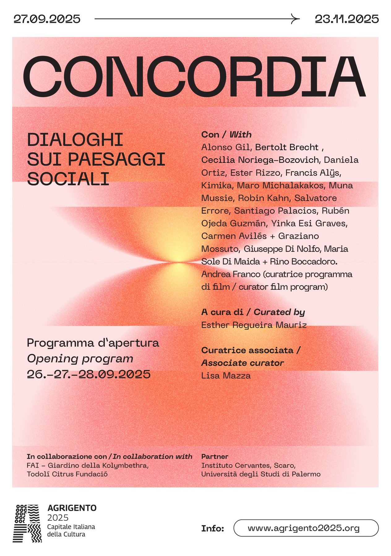 Concordia. Dialoghi sui paesaggi sociali Concordia. Dialoghi sui paesaggi sociali