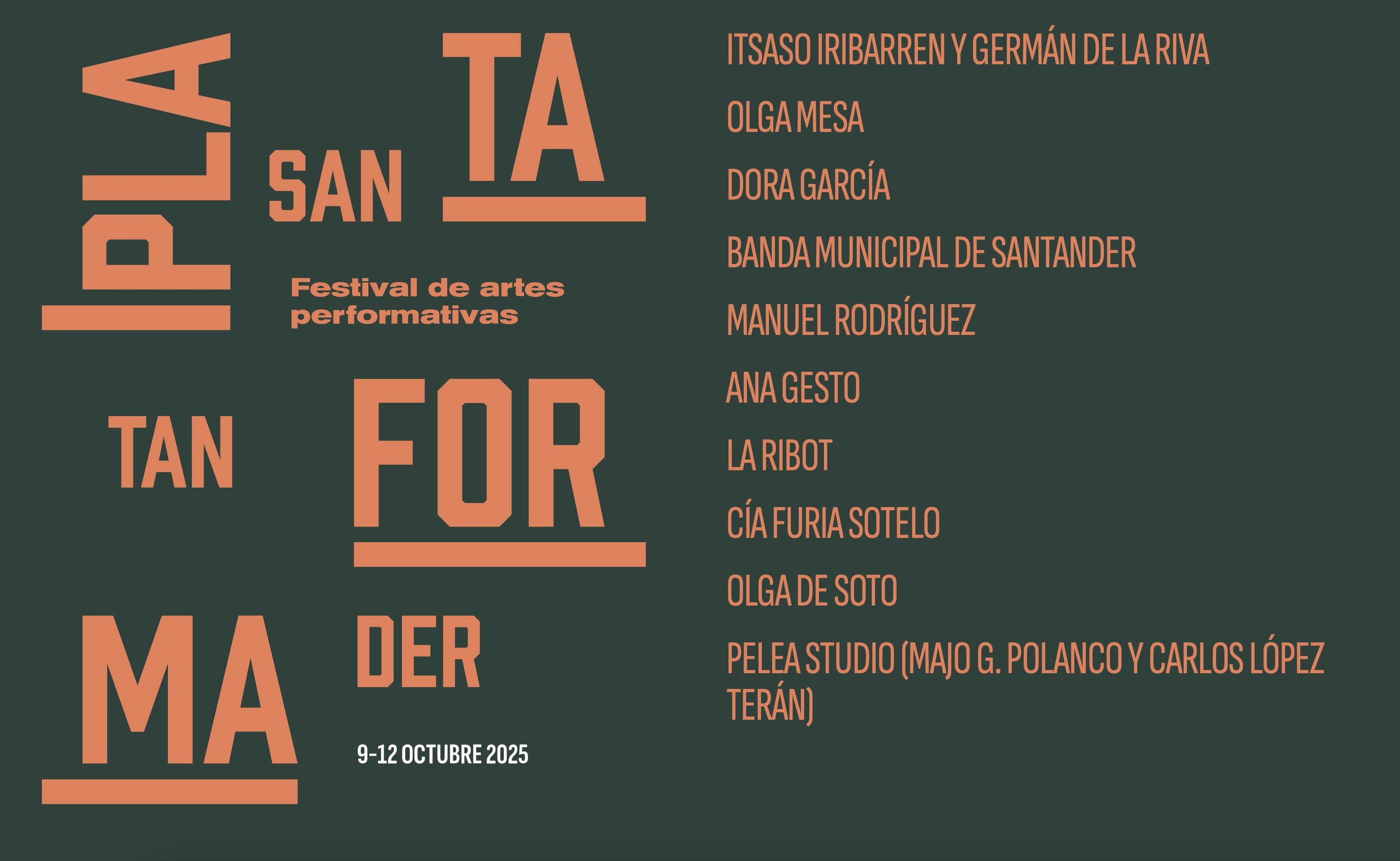 Plataforma Santader, Festival des artes performativas